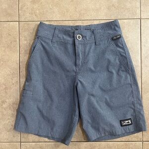 Pelagic Youth Blue Deep Sea Solid Swim Board Shorts Size 23